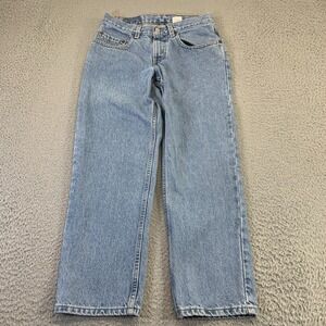 Vintage Levis 550 Jeans Boys 30x26 [Fits 28x26] Husky Relaxed Blue Denim Cotton